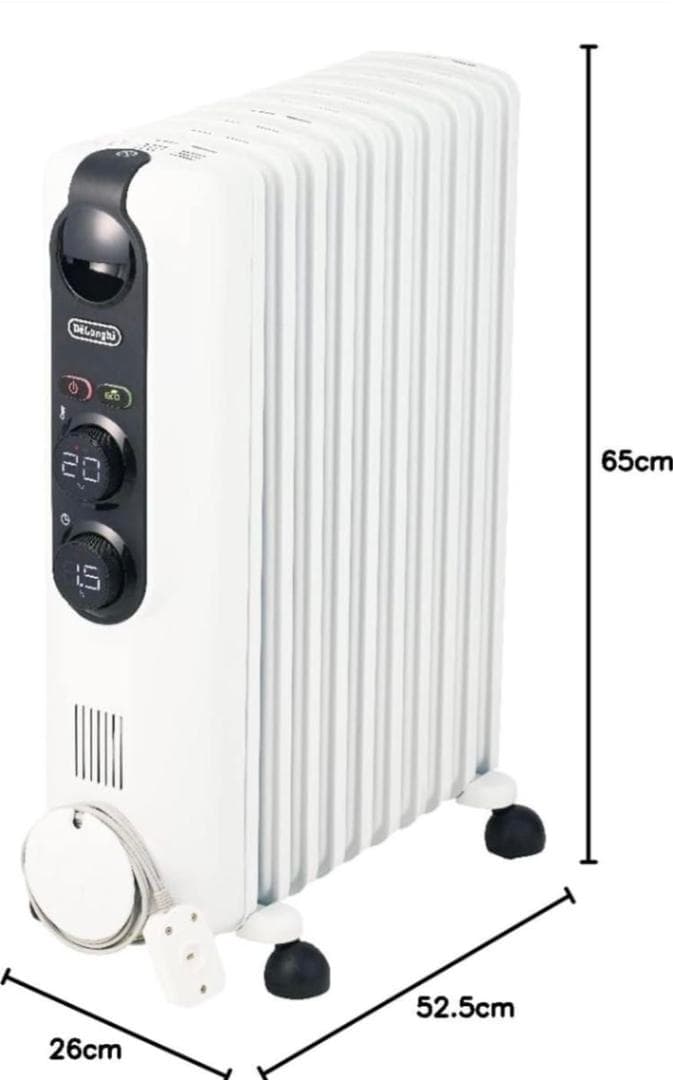 【美品】デロンギ オイルヒーター RHJ35M1015-BK 1500W