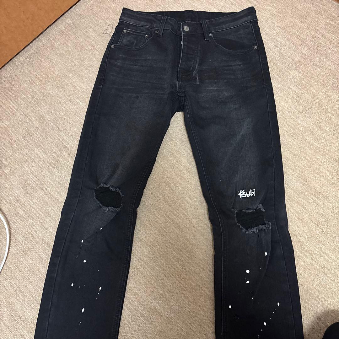 Ksubi ブラック スキニーデニム