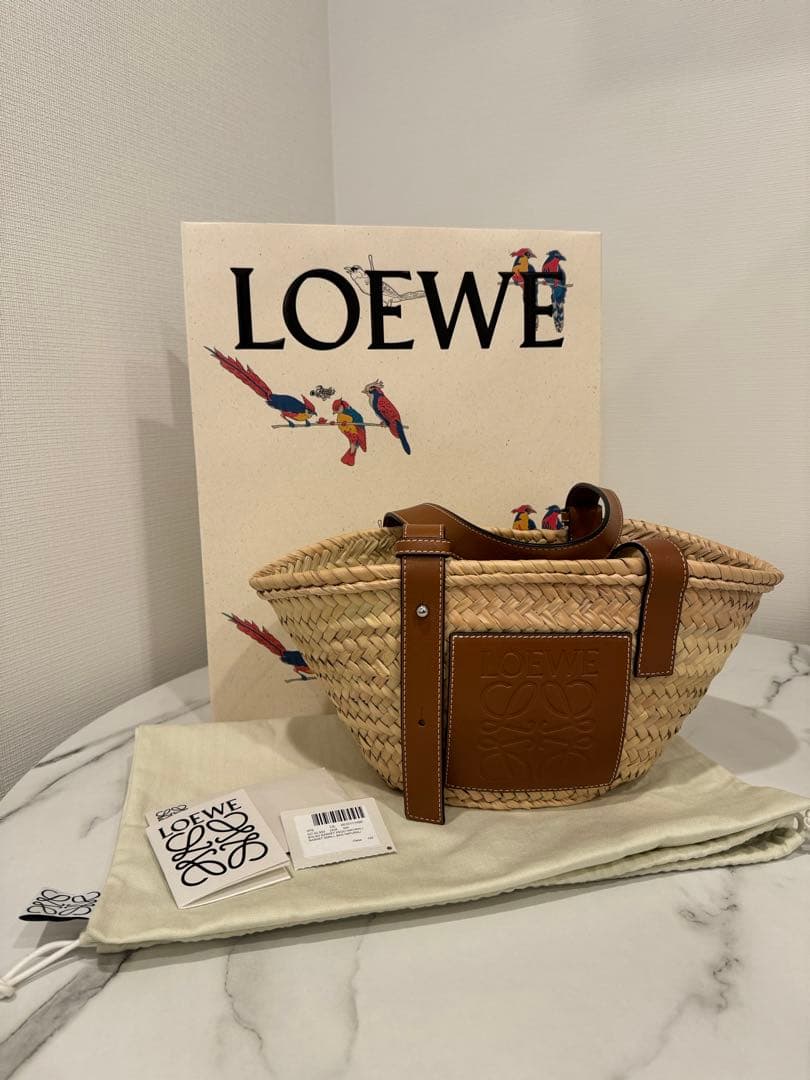 ※かこ※ロエベ　バスケットバック　スモール　カゴバック