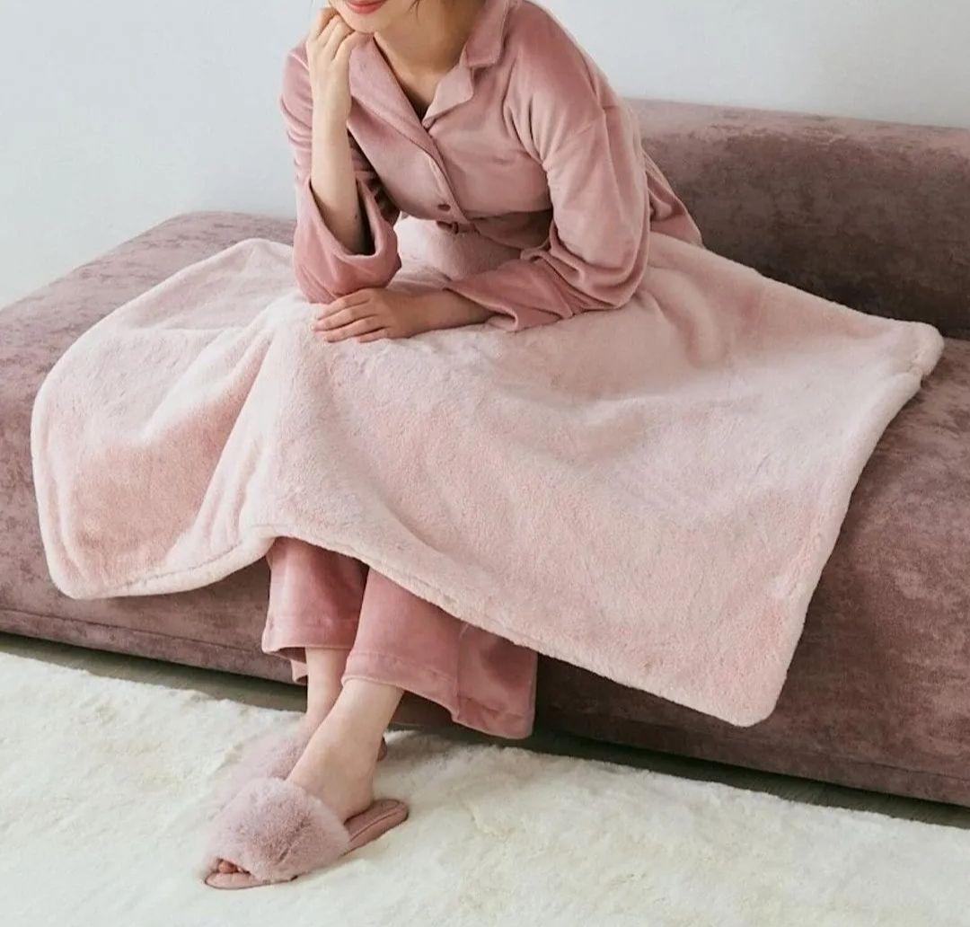 【新品未開封】Francfranc フランフラン ヒーター付きブランケットピンク