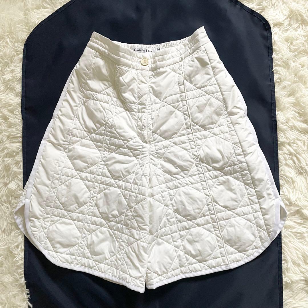 美品　22年　クリスチャンディオール　マクロカナージュキルティング　ハーフパンツ