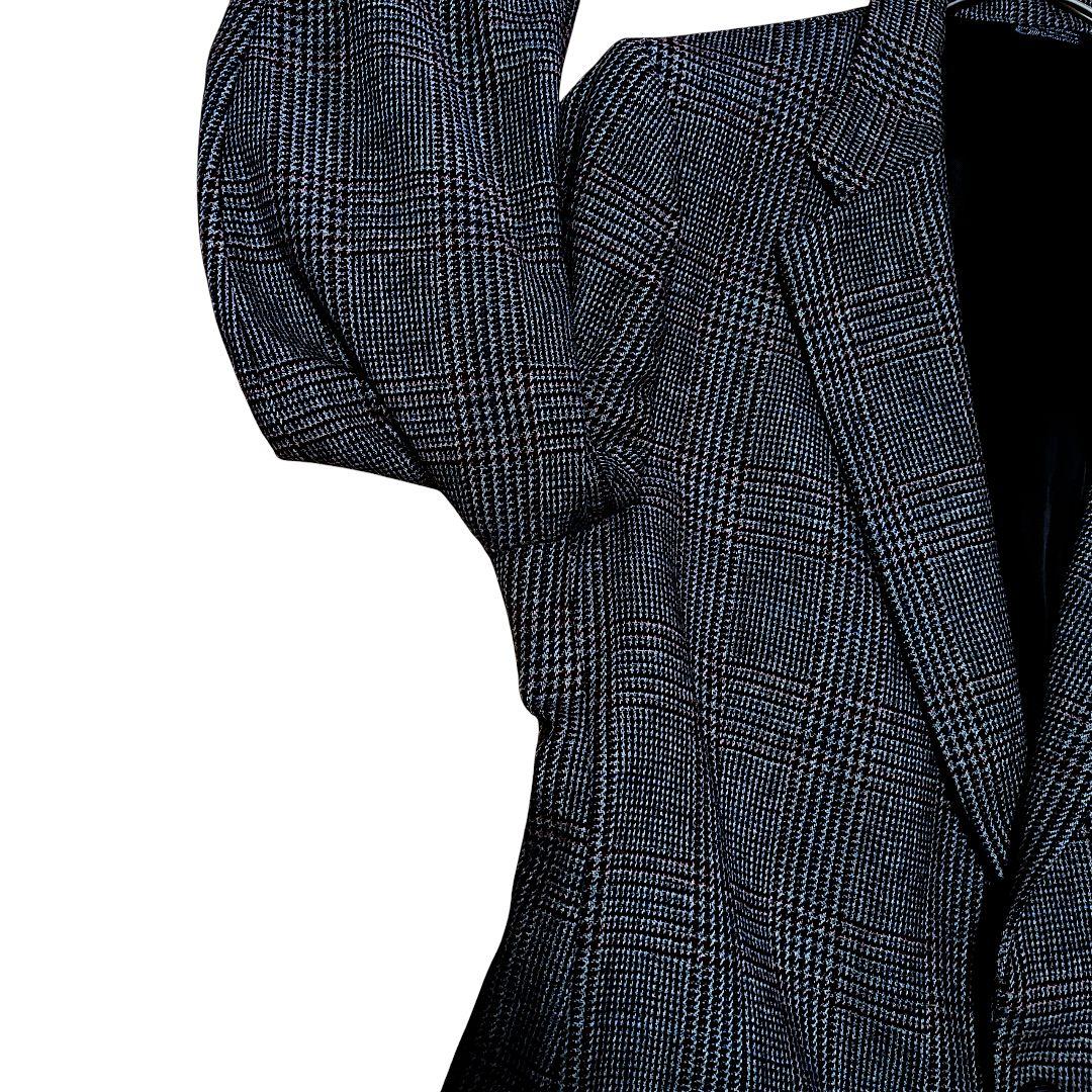 Burberrysグレンチェックウールテーラードジャケット 旧タグ　メンズL相当