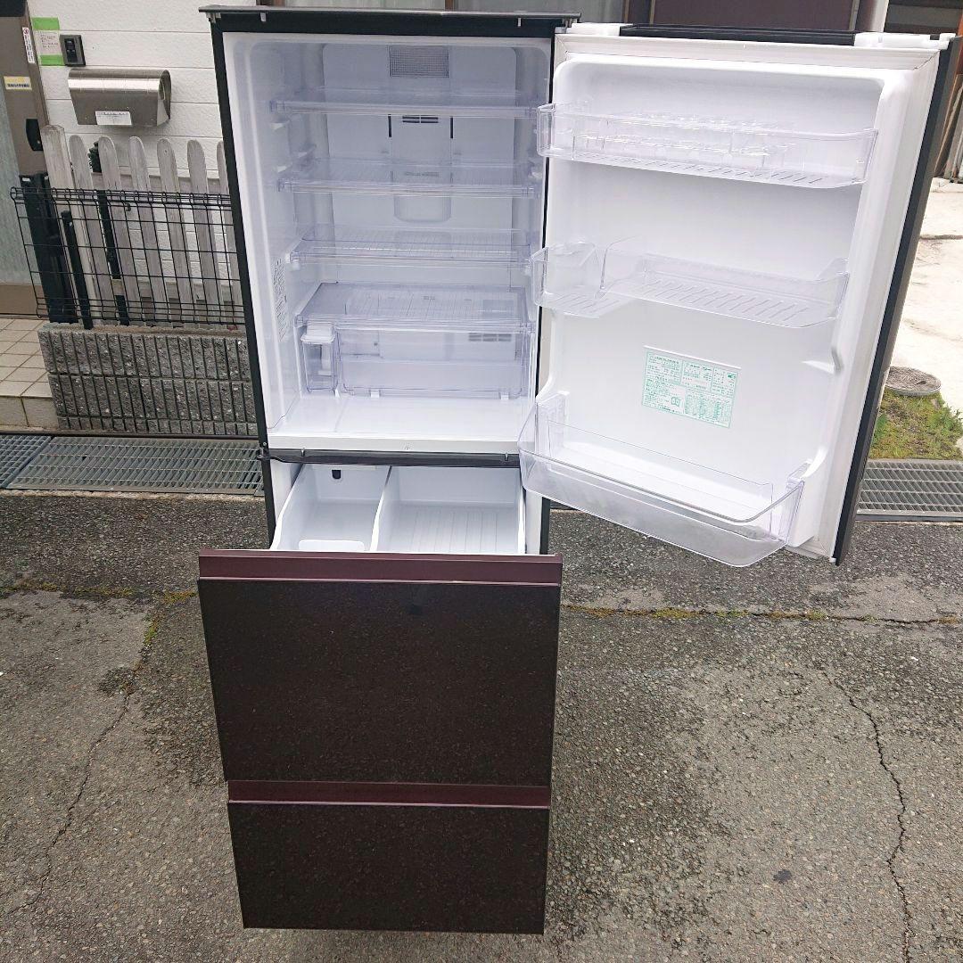 シャープ2018年プラズマクラスター冷蔵庫356L自動製氷 美品 送料設置無料
