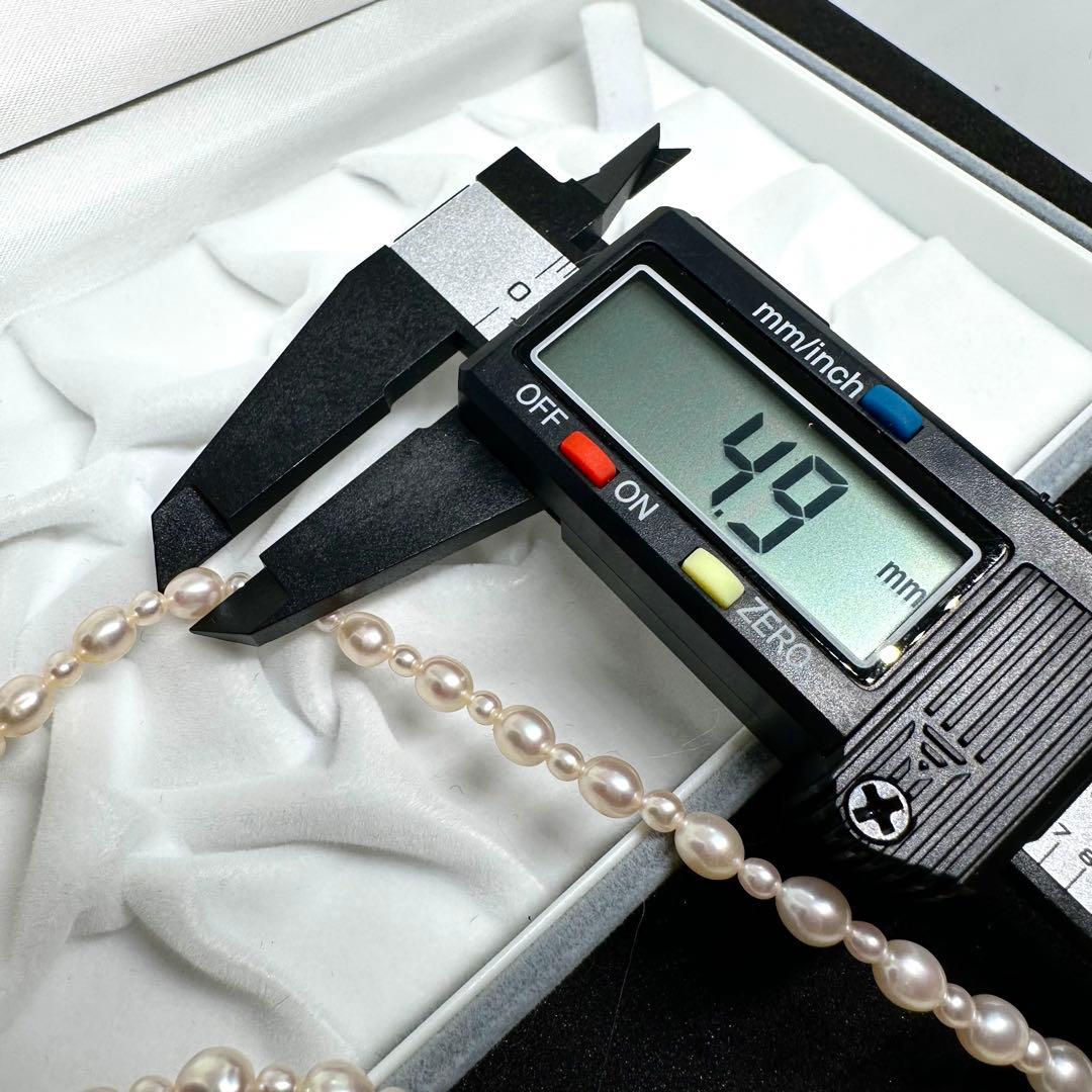 田崎真珠✨TASAKI 2連パールネックレス 本真珠 約3.2~4.9mm