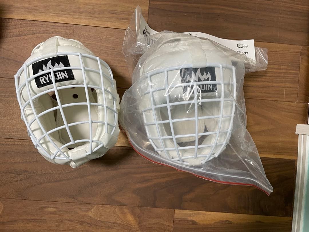 RYUJIN リュウジン 空手 アイアン ヘッドギア 2個セット（MとL）