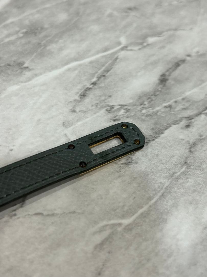 【貴重カラー】 エルメス ケリーウォレット ロング ヴェールアマンド エプソン