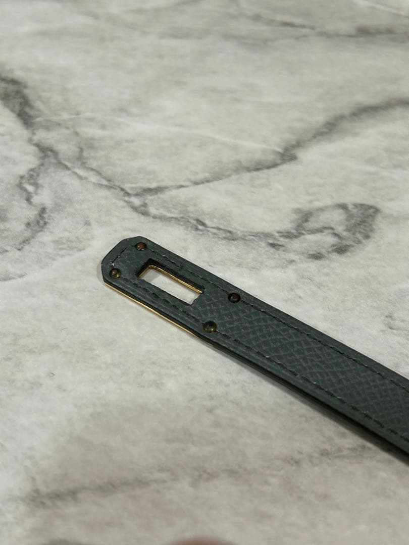 【貴重カラー】 エルメス ケリーウォレット ロング ヴェールアマンド エプソン