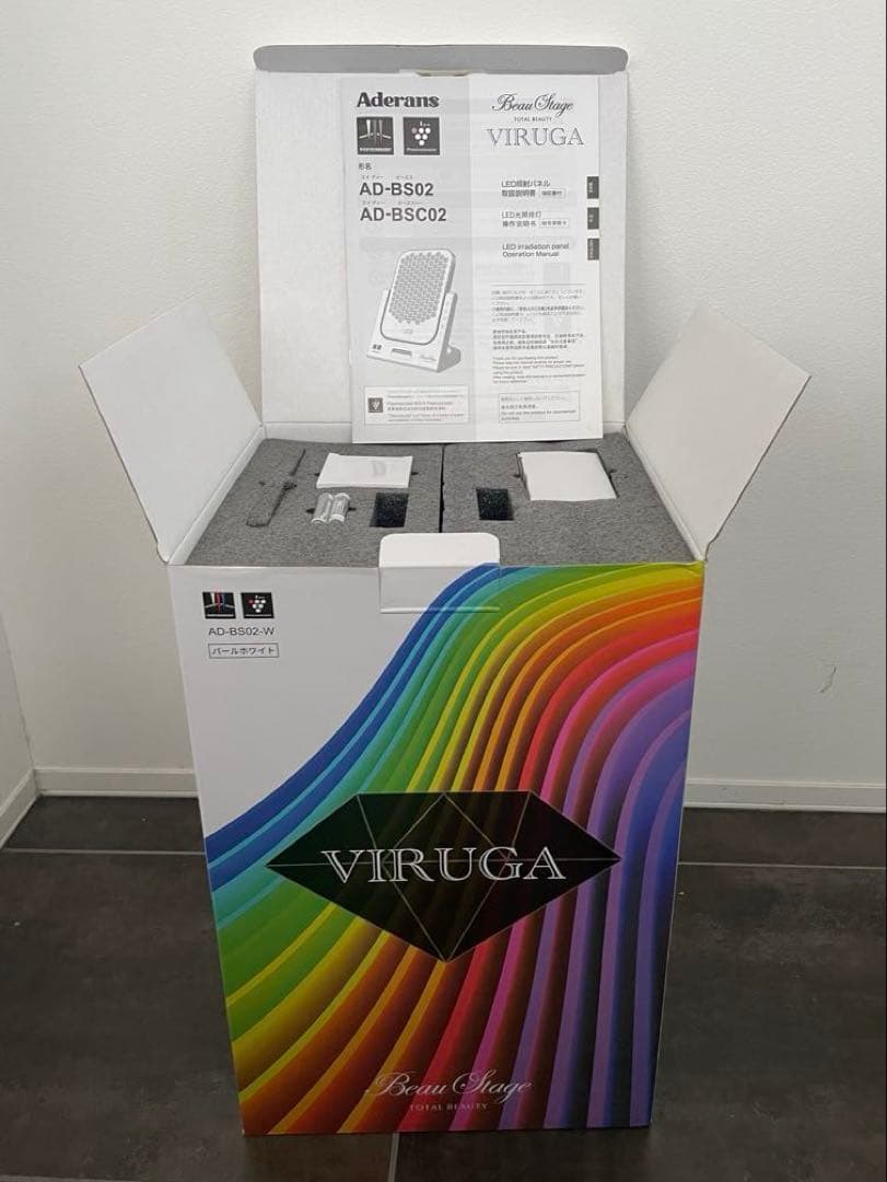 アデランス　ビルガ VIRUGA パールホワイト　LED美顔器　卓上型