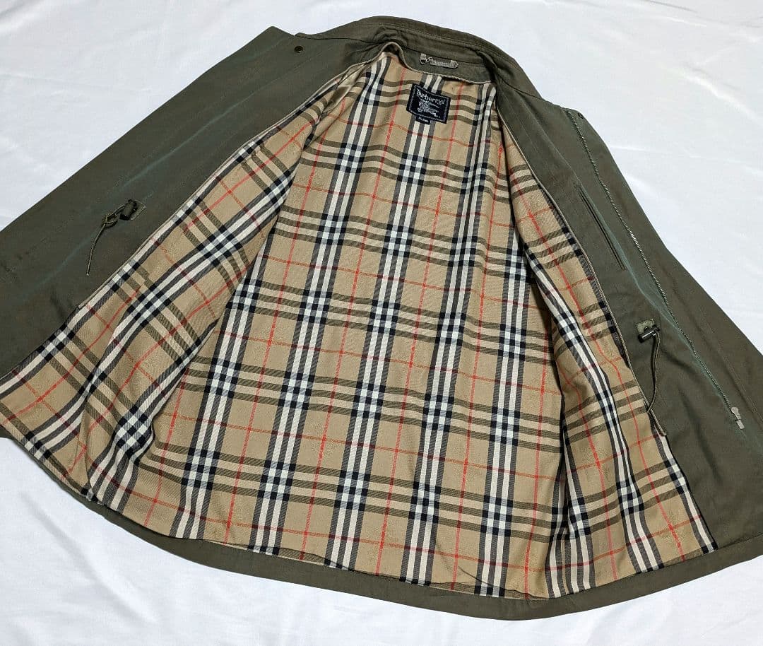【一枚袖】【入手困難】 バーバリー ハンティングジャケット 90s 玉蟲色 美品