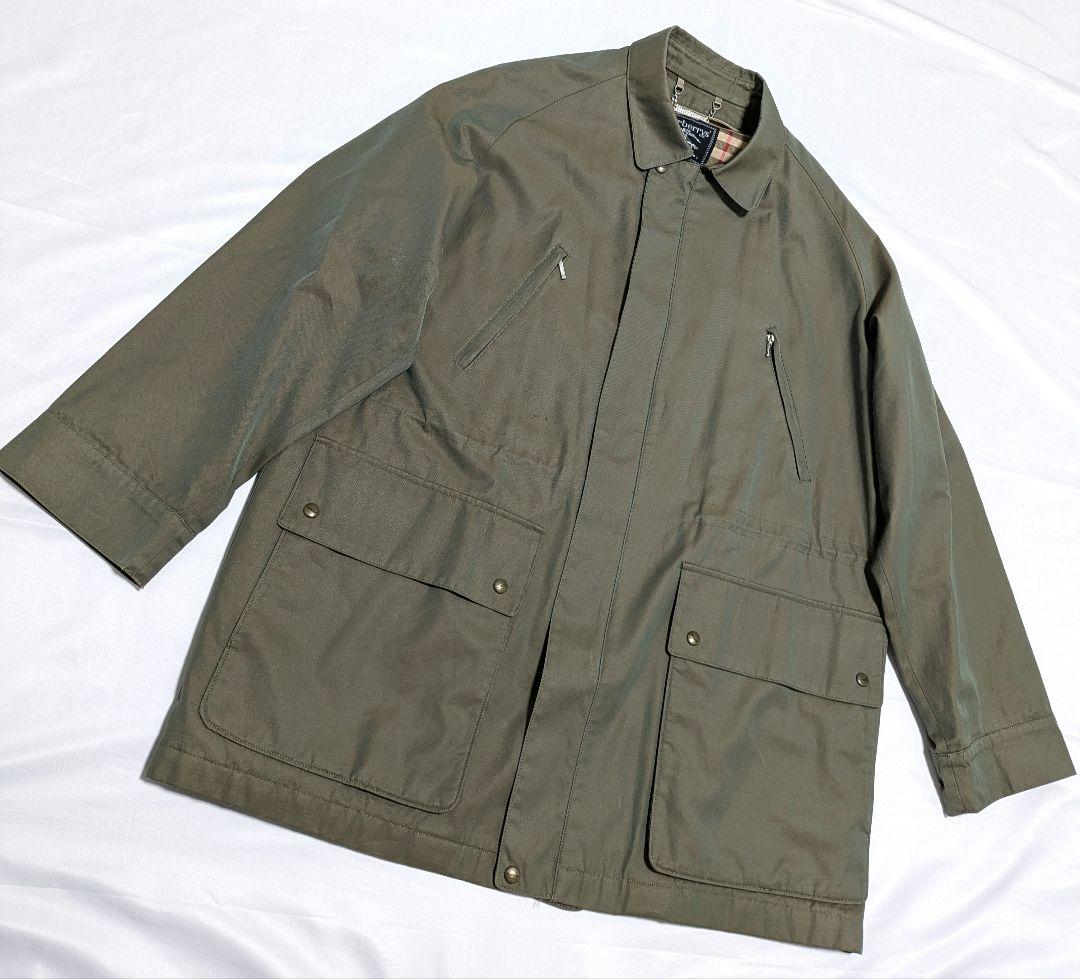 【一枚袖】【入手困難】 バーバリー ハンティングジャケット 90s 玉蟲色 美品