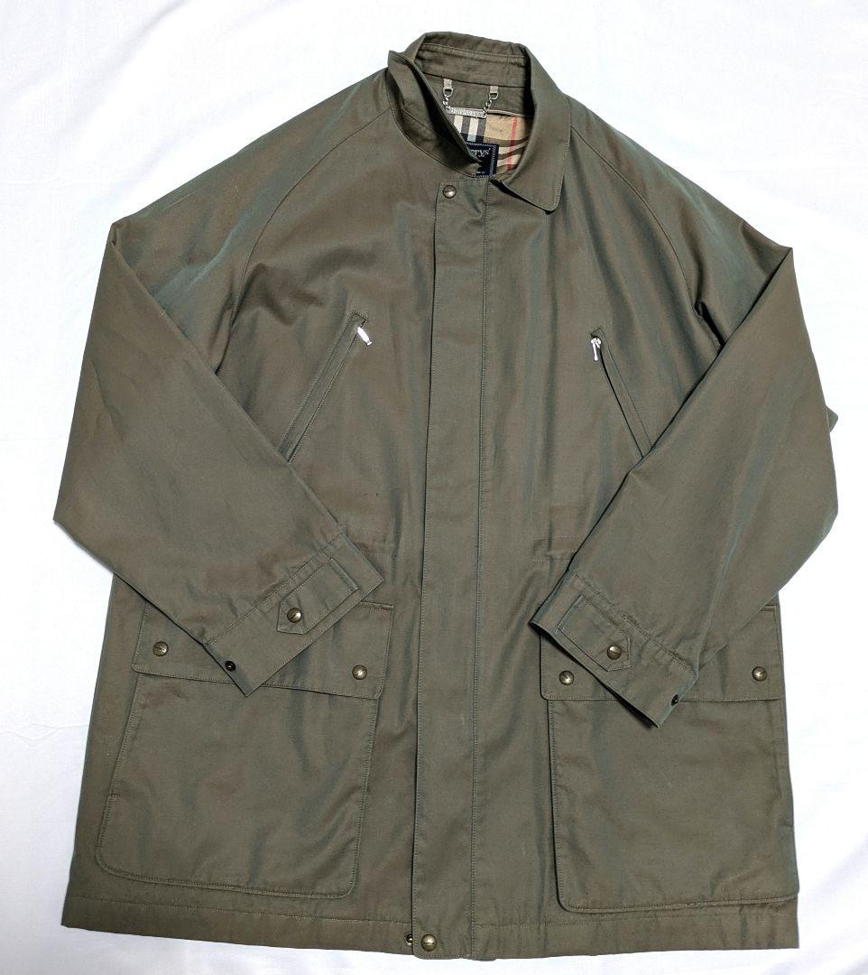 【一枚袖】【入手困難】 バーバリー ハンティングジャケット 90s 玉蟲色 美品