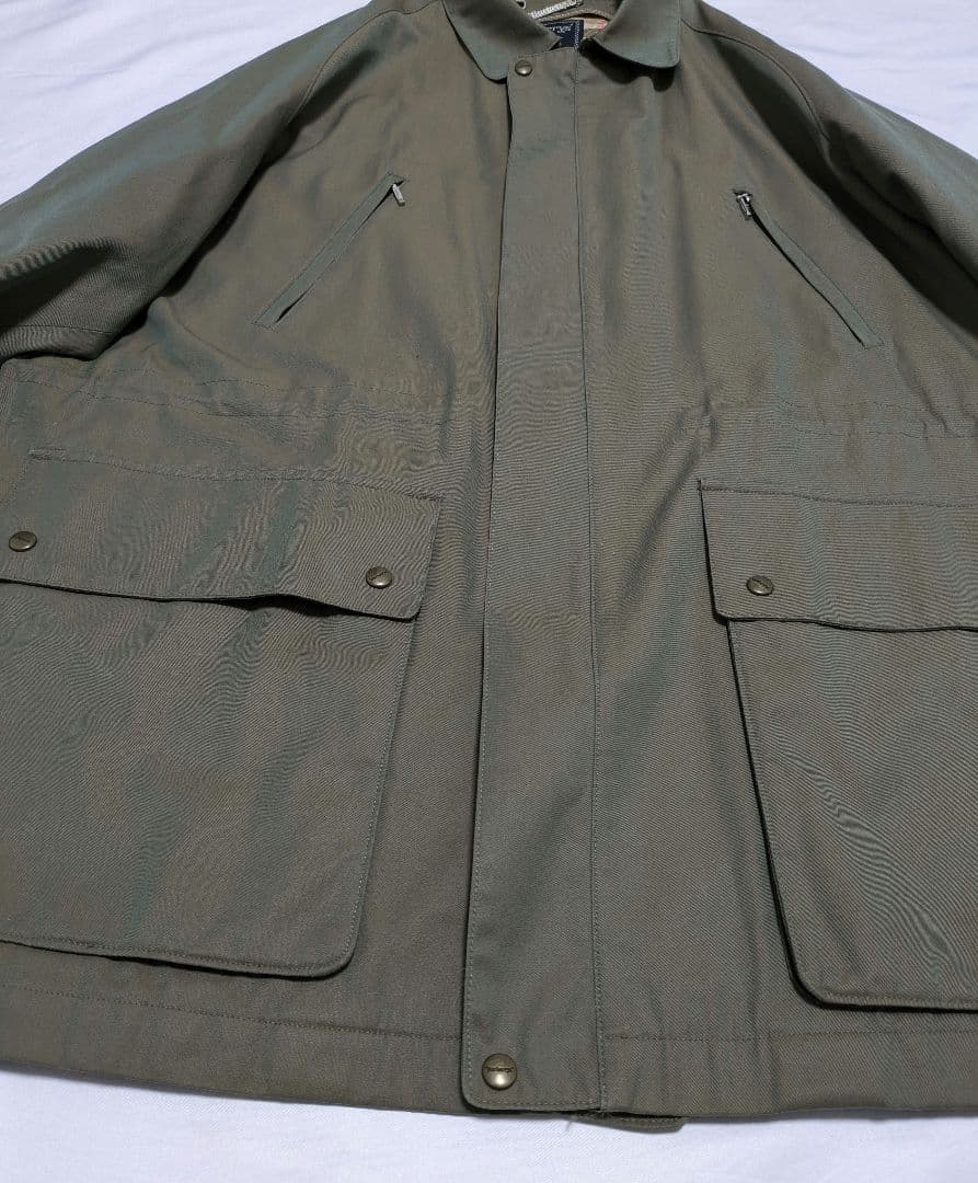 【一枚袖】【入手困難】 バーバリー ハンティングジャケット 90s 玉蟲色 美品