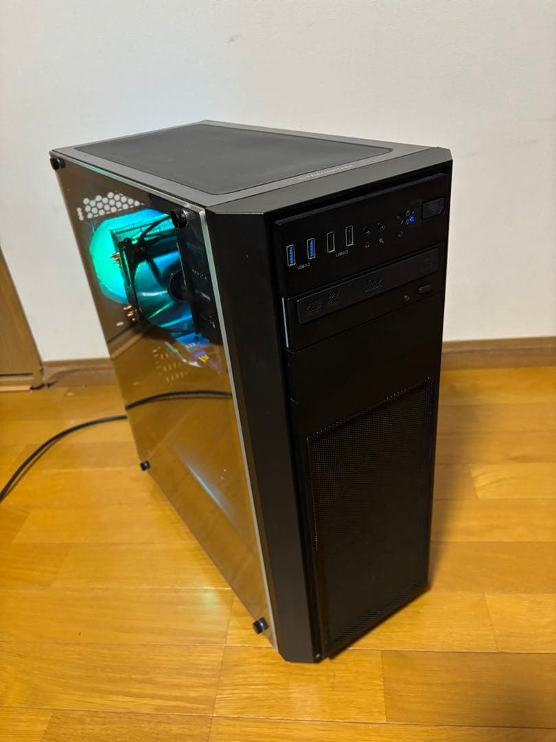 最終大幅値下げ！ほどよく光る！自作ゲーミングPC！i7 SSD BD搭載で快適！
