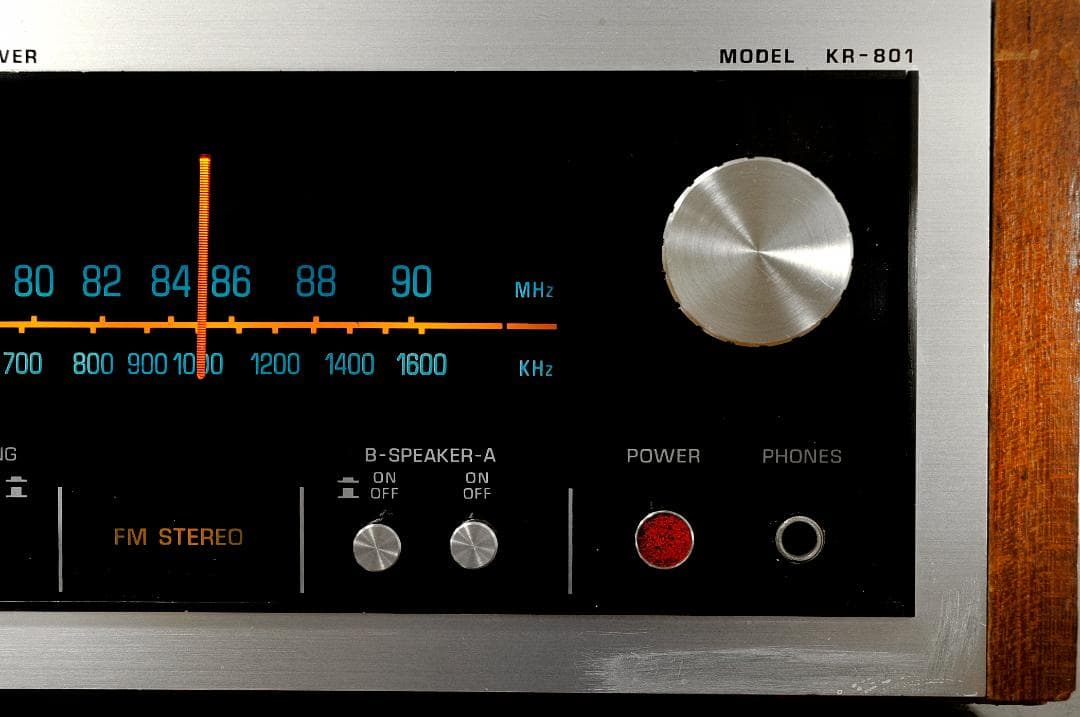 ★【動作品】SOUND KR-801 AM/FM ステレオレシーバー ♪