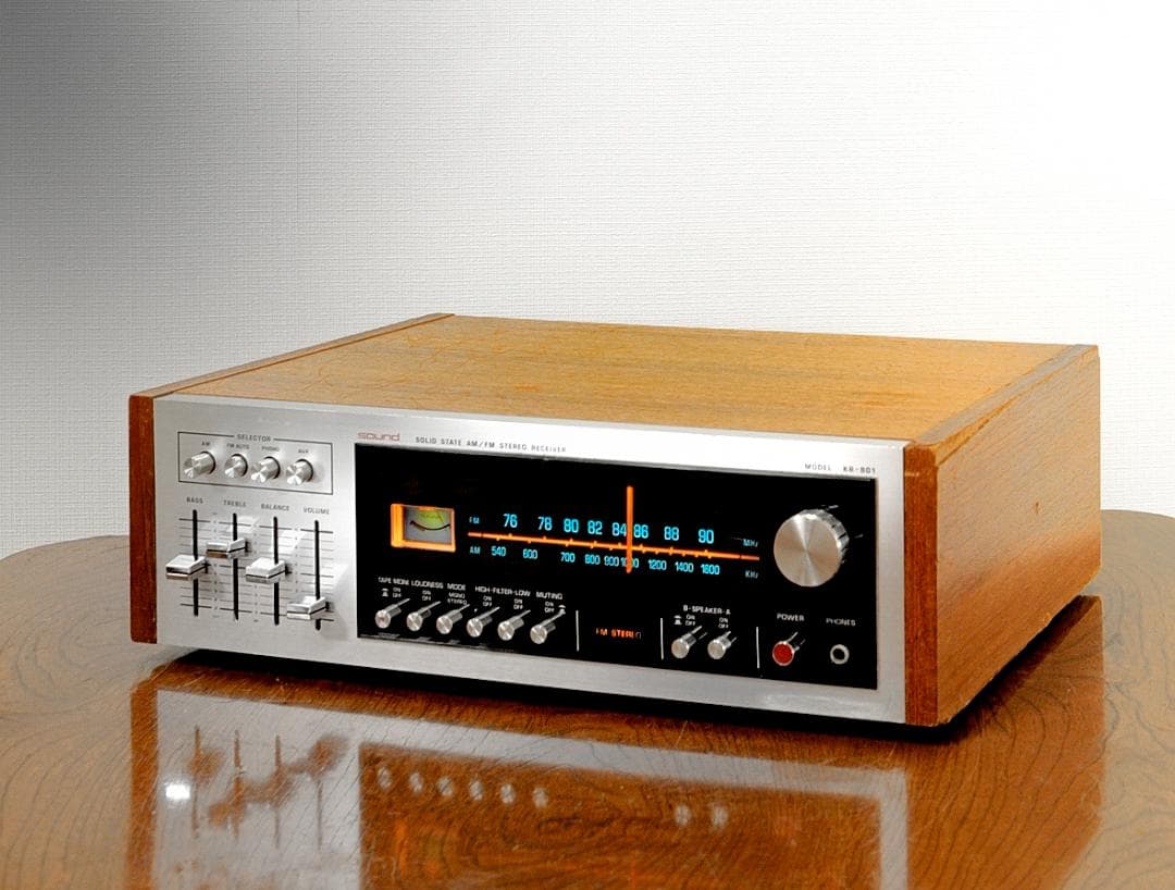 ★【動作品】SOUND KR-801 AM/FM ステレオレシーバー ♪