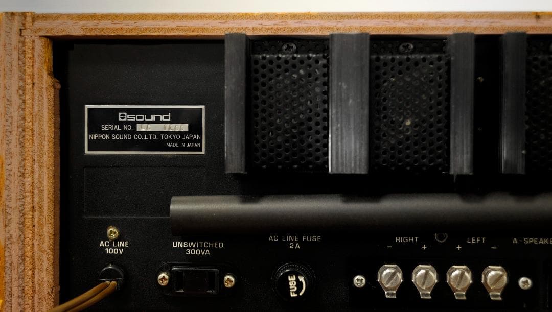 ★【動作品】SOUND KR-801 AM/FM ステレオレシーバー ♪