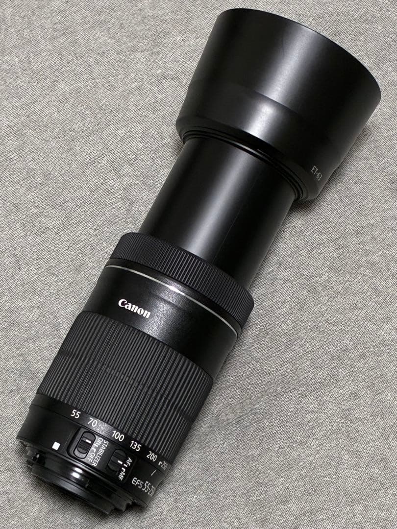 ⭐️極美品⭐️Canon EF-S 55-250mm STM レンズ フード付