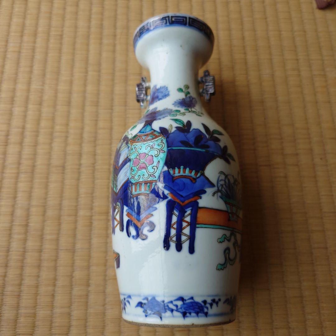 青白磁花瓶 木箱付き（ＡＩ自動入力）