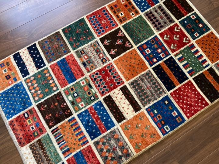 ゾランヴァリ ギャッベ 134×87cm ZOLLANVARI