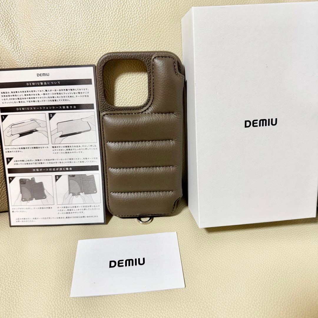 DEMIU デミュウ iPhone16Proカバー ケースBALLON エトープ