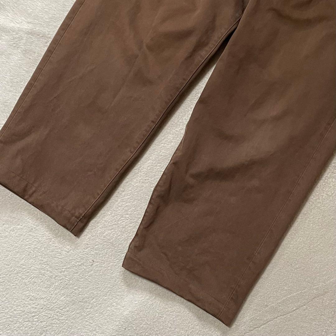 AURALEE オーラリー ウォッシュド ツイルパンツ Sz.4 ブラウン