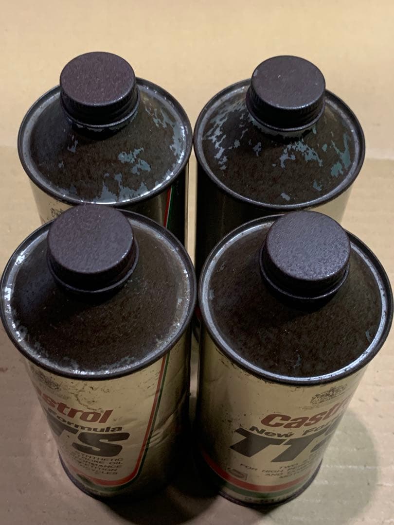 カストロール　2サイクルエンジンオイル　TTS 500mℓ缶x4本セット