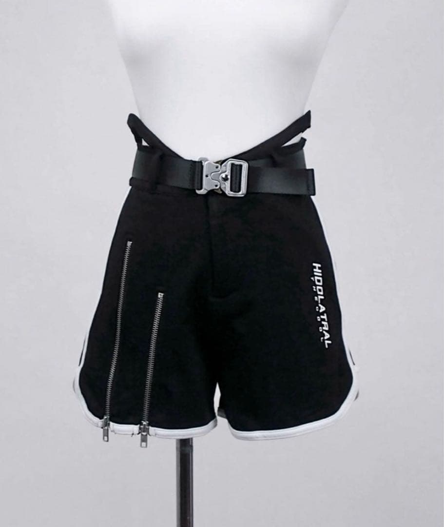 HIDOLATRAL THEODOL スポーツホットパンツ ブラック
