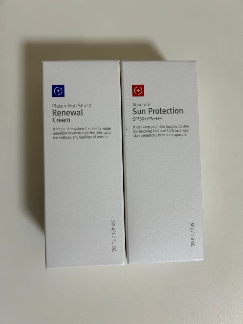 韓国人気な化粧品ルネセル日焼け止めと再生クリーム、クリーム、セラム4点セット