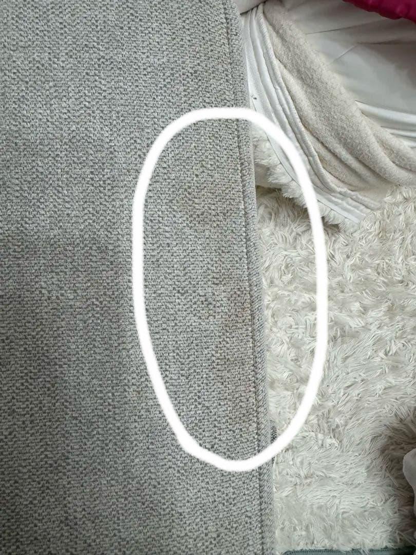 ニトリ　ソファ　布貼りカウチソファベッド　ノアーク　グレイ