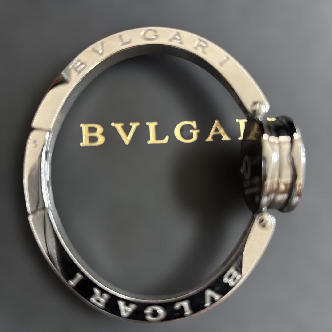 #BVLGARI ブラックラウンドフェイス時計