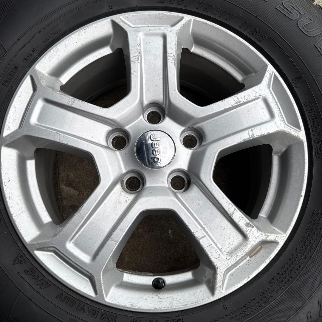 JLラングラー 純正スタッドレスタイヤ　goodyear 265/70r17