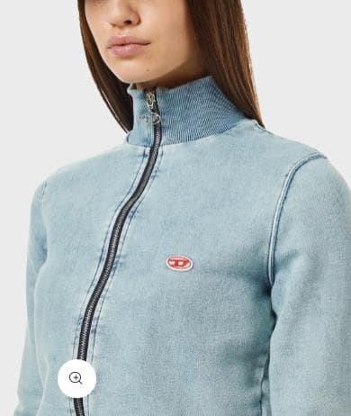 DIESEL 未使用美品 グレン期オーバルDジップデニムジャケット