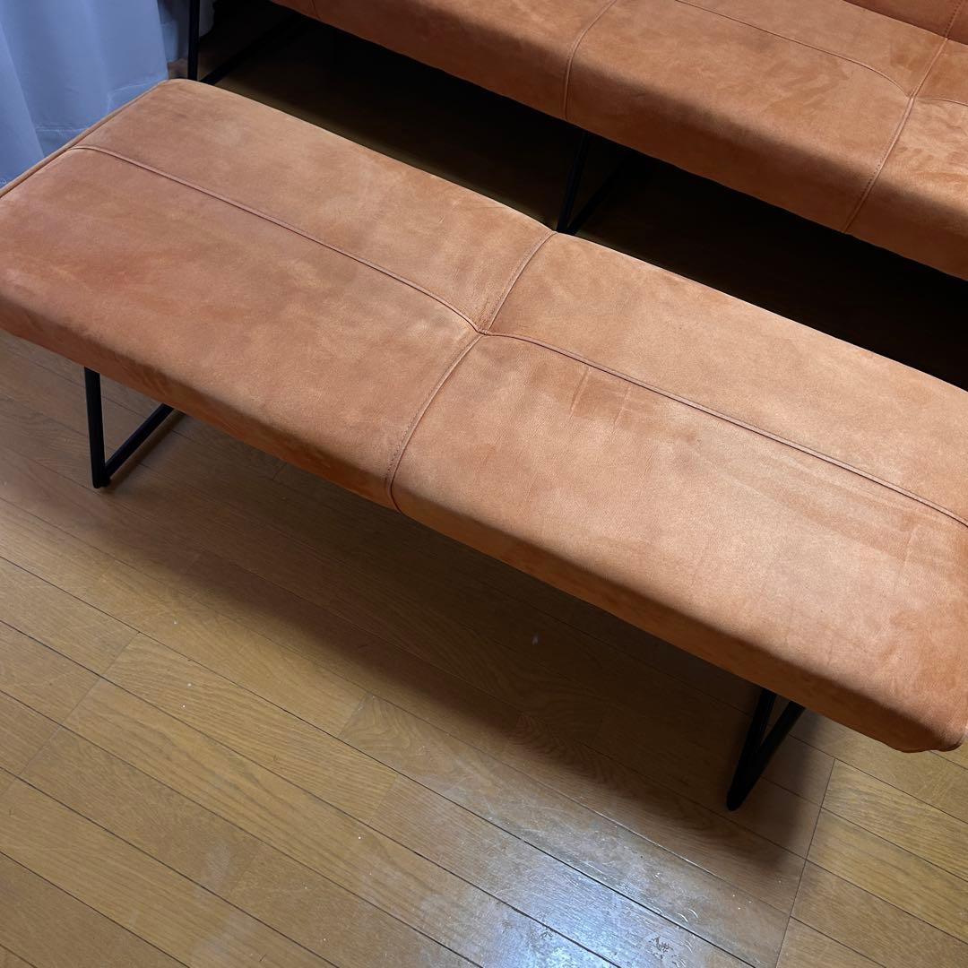 極美品✨マルクトRELAXFORM　コーナーソファ　セット　ベンチ　レザー