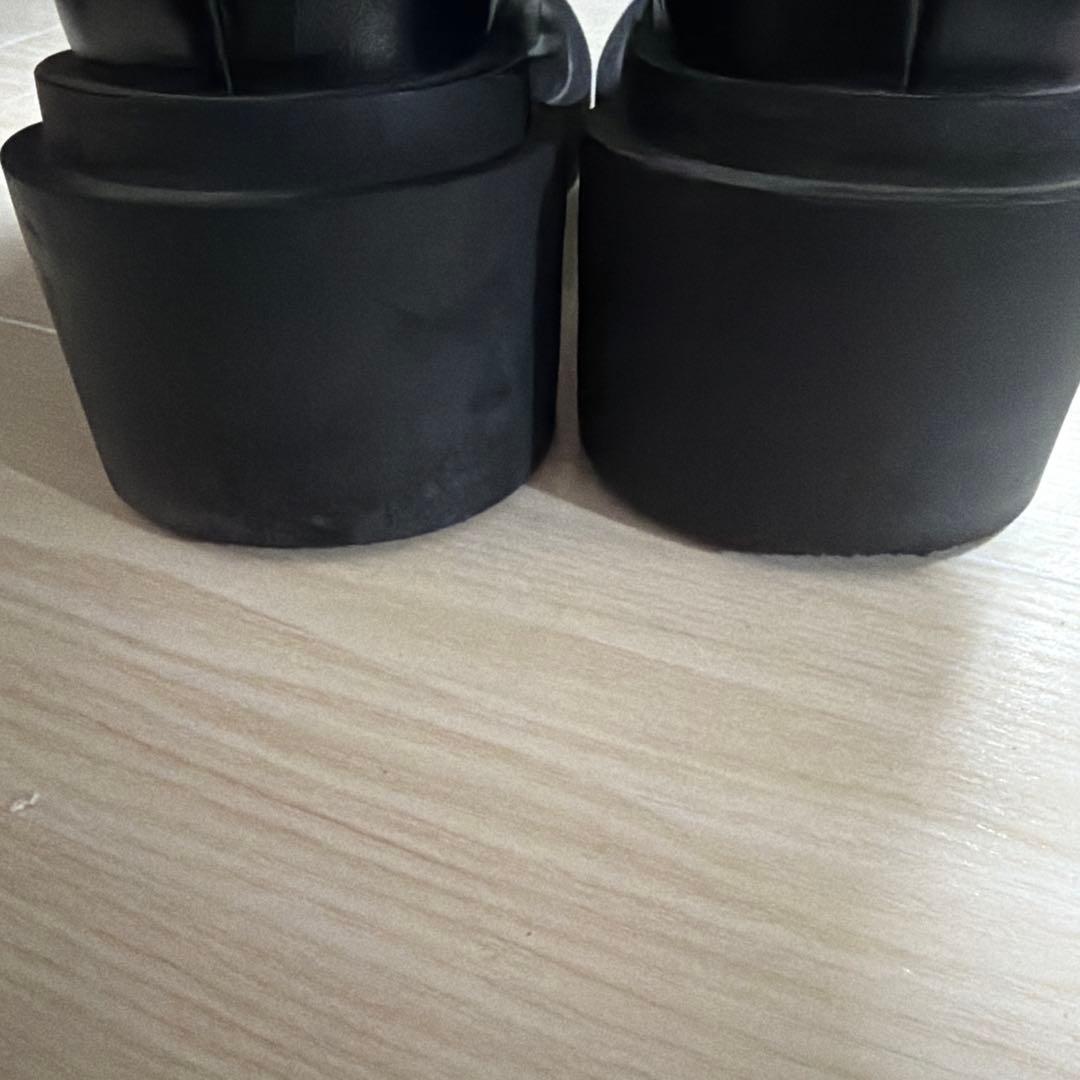 ぽ*こ様 Rickowens black low army bogun boot