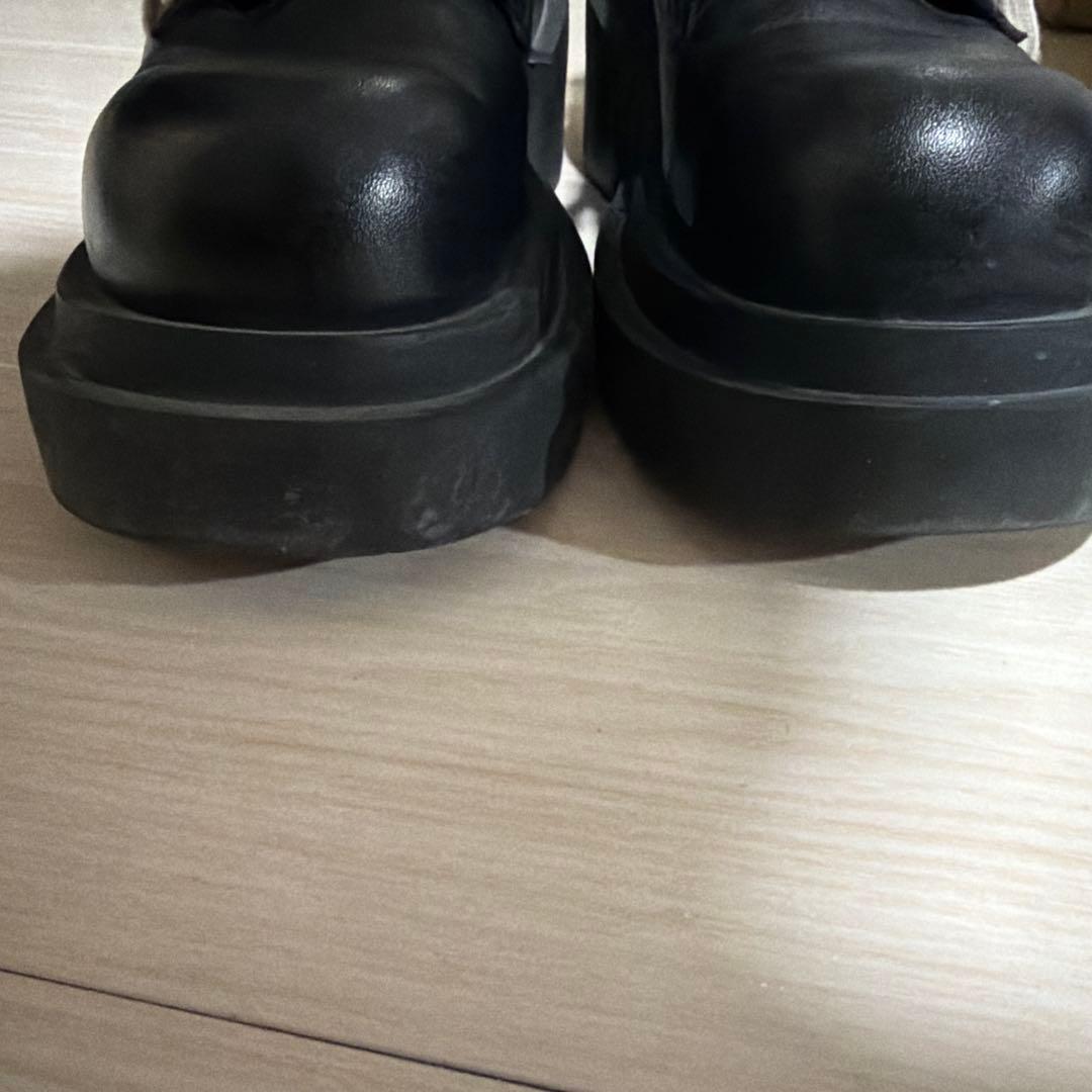 ぽ*こ様 Rickowens black low army bogun boot