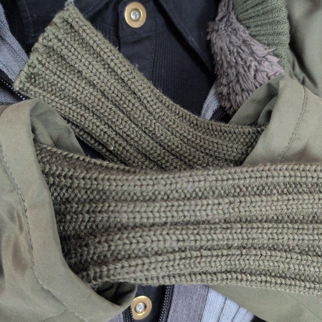 SLY ミリタリーモッズコート ボアライナーフード カーキ 鬼ファー 平成ギャル