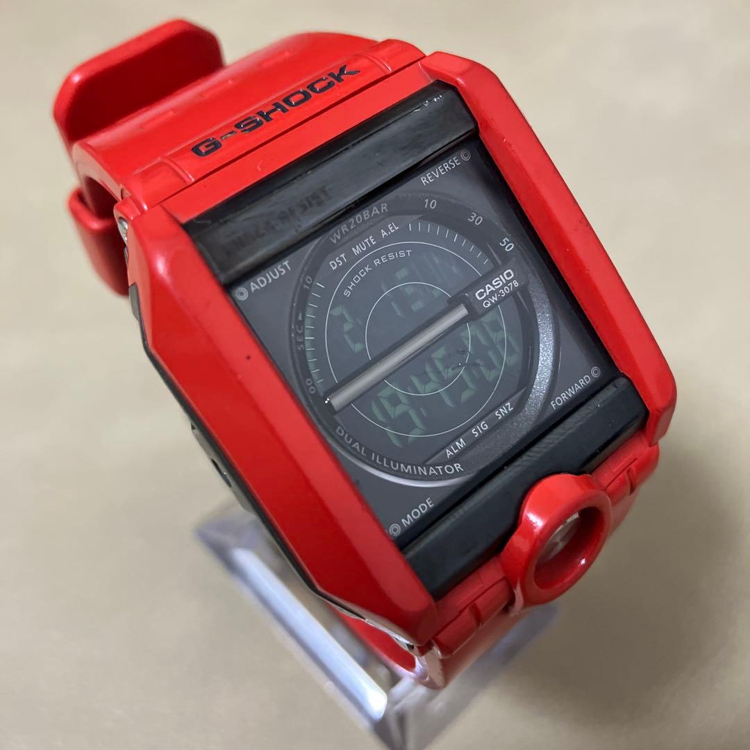 G-SHOCK G-8100 赤 電池交換済 稼働品 レア 廃盤 W6211