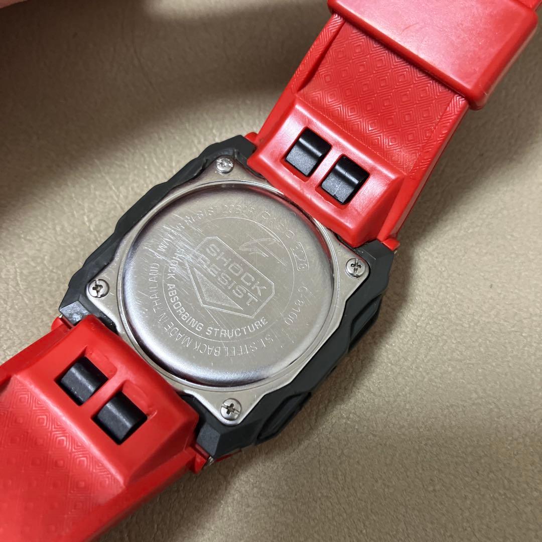 G-SHOCK G-8100 赤 電池交換済 稼働品 レア 廃盤 W6211