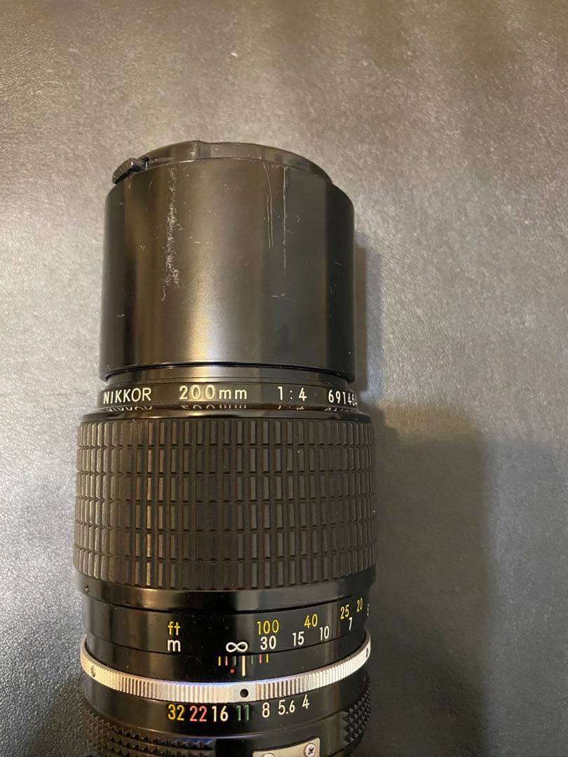 NIKON 200mm f/4 レンズ 6914