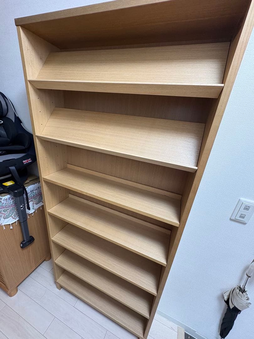 無印良品 MUJI 組み合わせて使える木製収納 ミドルタイプ 奥行21cm①