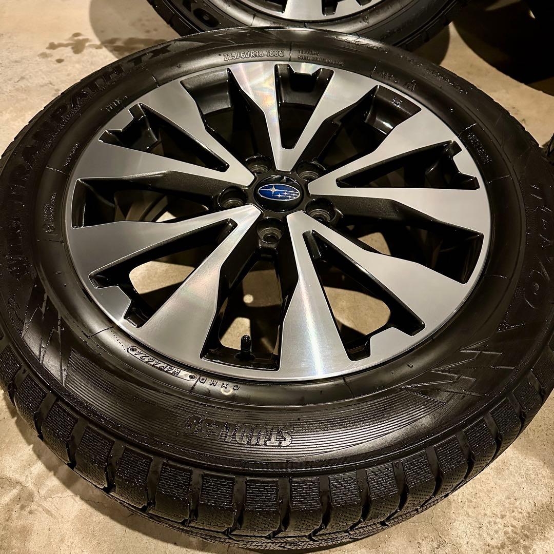 【最終値下げ】アウトバックBS9純正ホイール＆スタッドレス4本セット