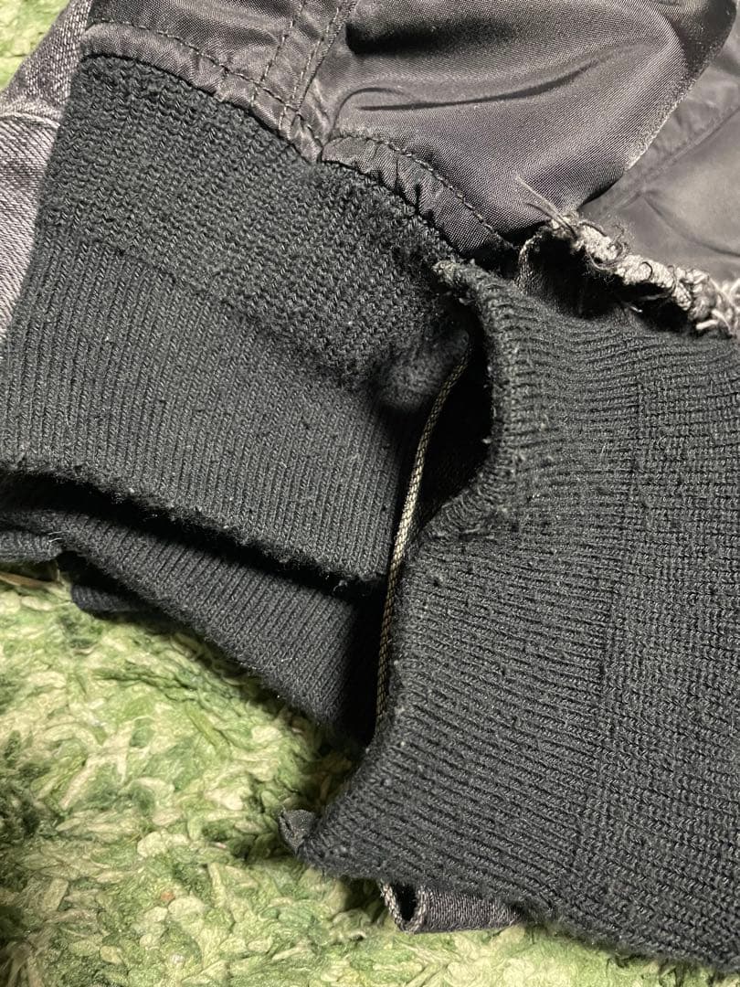 sacai / Denim x MA-1 Jacket / 黒 / size:1