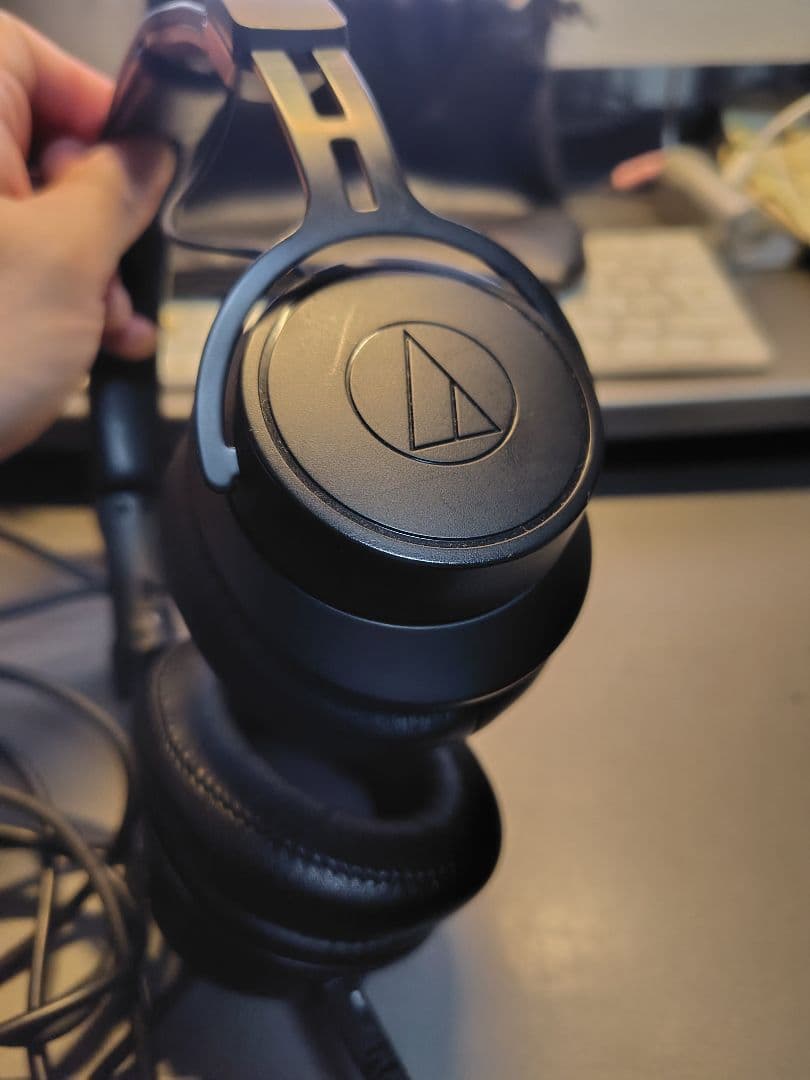 【audio-technica】ATH-M60x モニターヘッドホン　有線3m