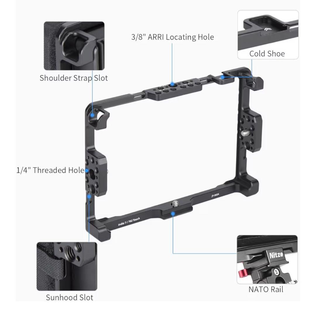 Nitze Cine 7 / Indie 7/702 Touch モニターケージ