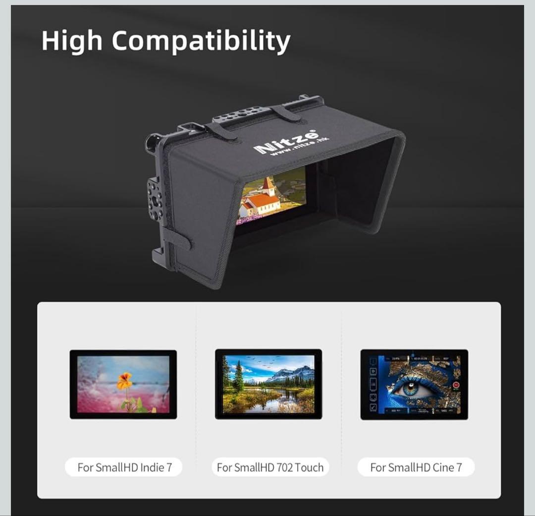 Nitze Cine 7 / Indie 7/702 Touch モニターケージ