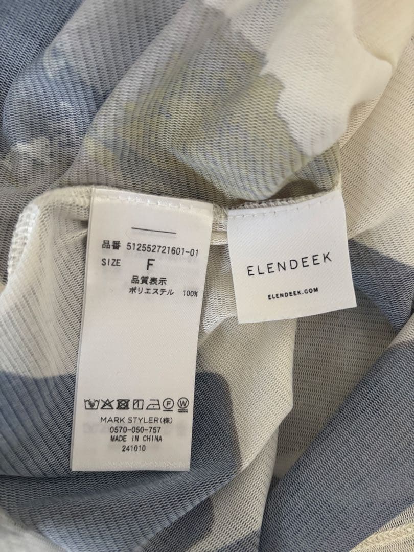 ELENDEEK エレンディーク　オーレグリントスキンカットソー