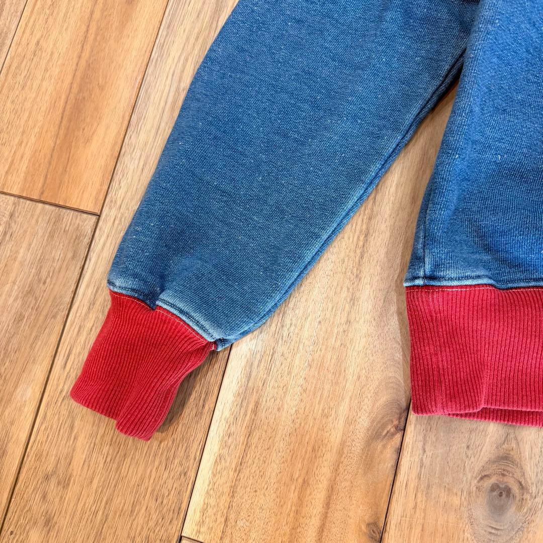 ア*ラ様 希少美品Kapitalキャピタル インディゴ染スウェットシャツ サイズ