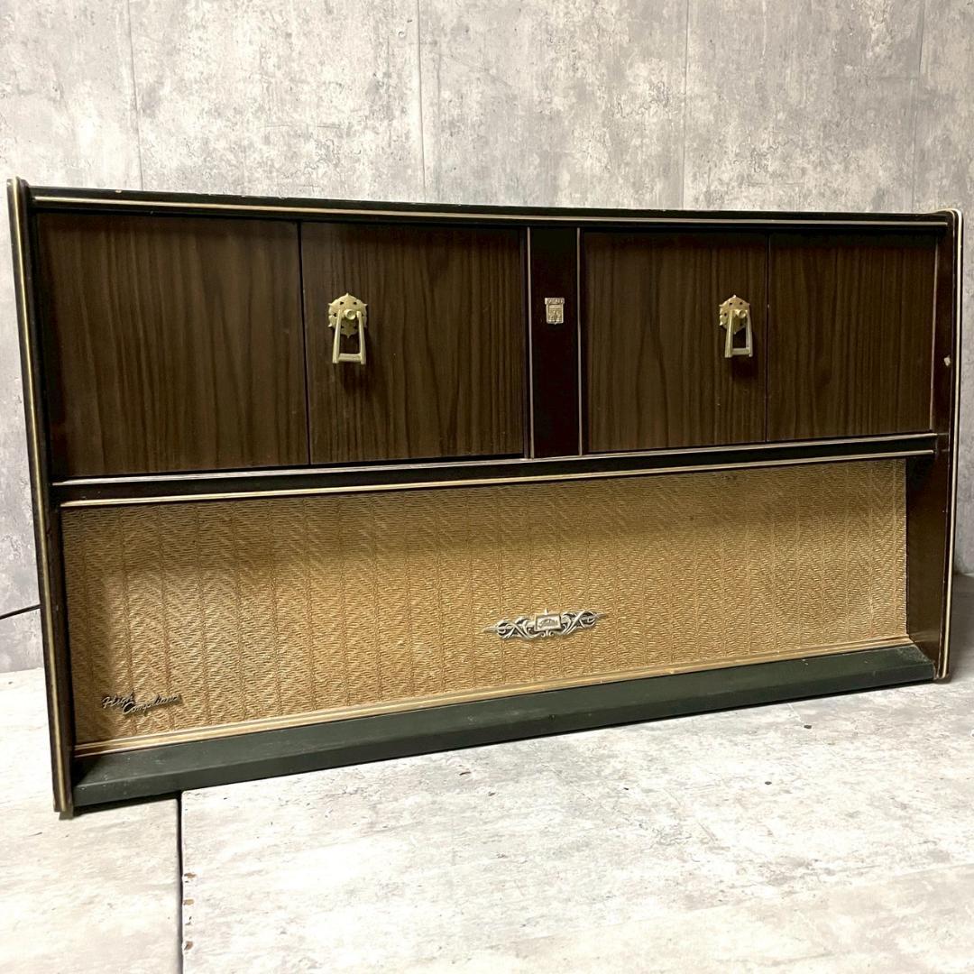 ヴィンテージ 東芝 大型真空管ラジオFS-4500 昭和レトロ 古道具