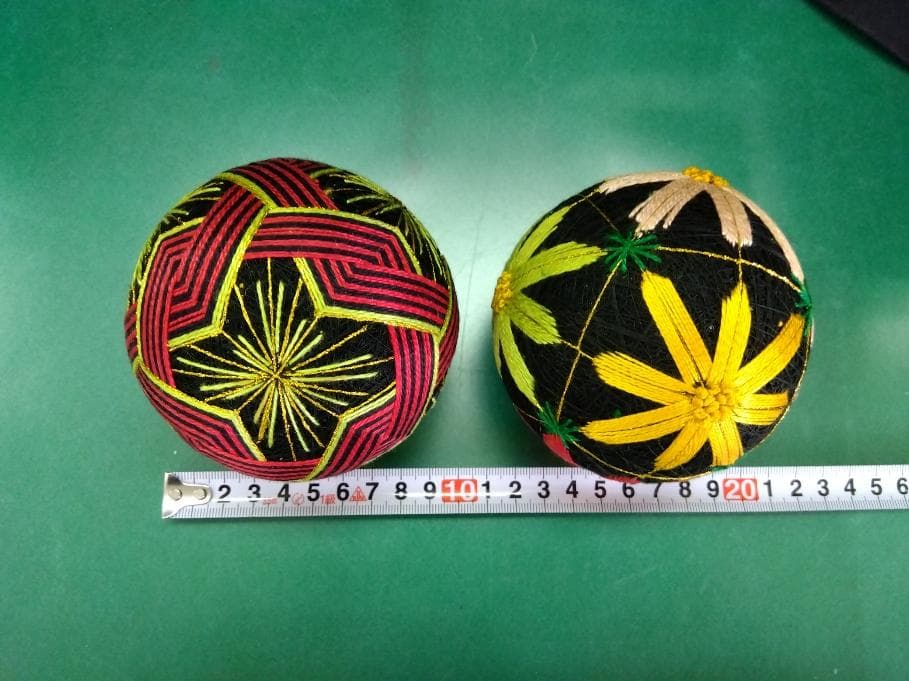 昭和　手毬　20個セット　千代紙作品　2個　ハンドメイド