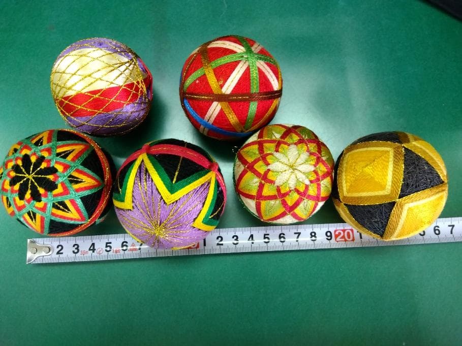 昭和　手毬　20個セット　千代紙作品　2個　ハンドメイド